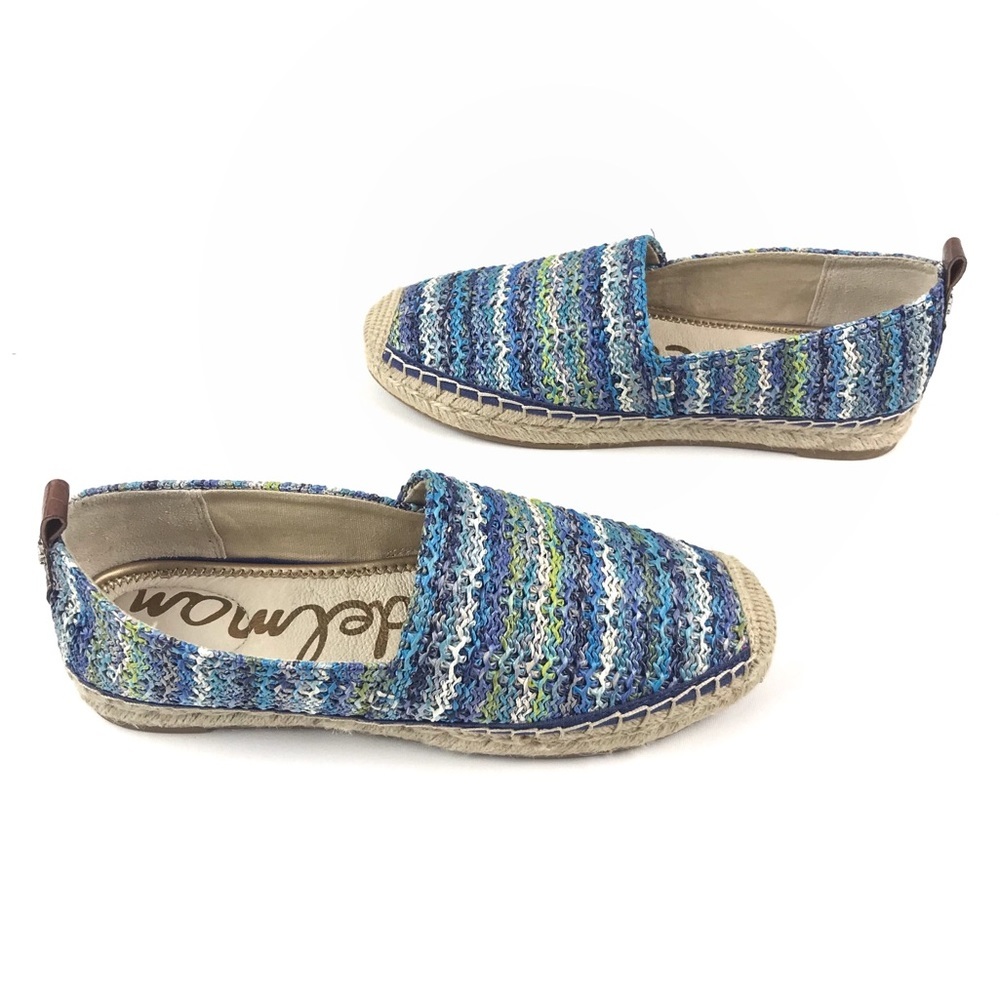 {Sam Edelman} Khloe Woven Raffia Espadrille Flats